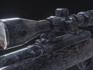 remington 783 hunting rifle 3D Model