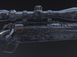 remington 783 hunting rifle 3D Модель