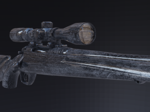 remington 783 hunting rifle 3D Модель