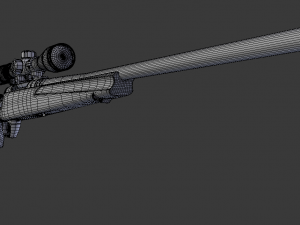 remington 783 hunting rifle 3D Модель