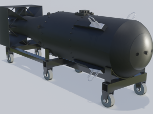 nuclear bomb little boy 3D 모델