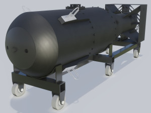 nuclear bomb little boy 3D Model