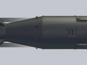 nuclear bomb little boy 3D Model