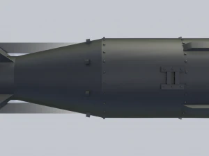 nuclear bomb little boy 3D Model