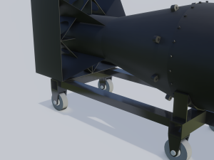 nuclear bomb little boy 3D Model