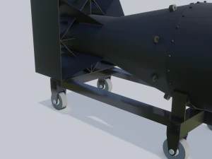 nuclear bomb little boy 3D Model