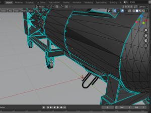 nuclear bomb little boy 3D Model