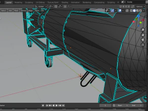 nuclear bomb little boy 3D Model