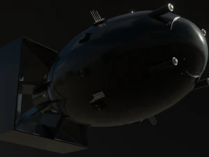 nuclear bomb fat man 3D Model
