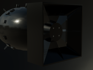 nuclear bomb fat man Modelo 3D