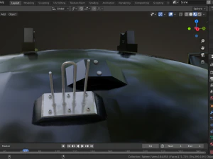 nuclear bomb fat man 3D Model