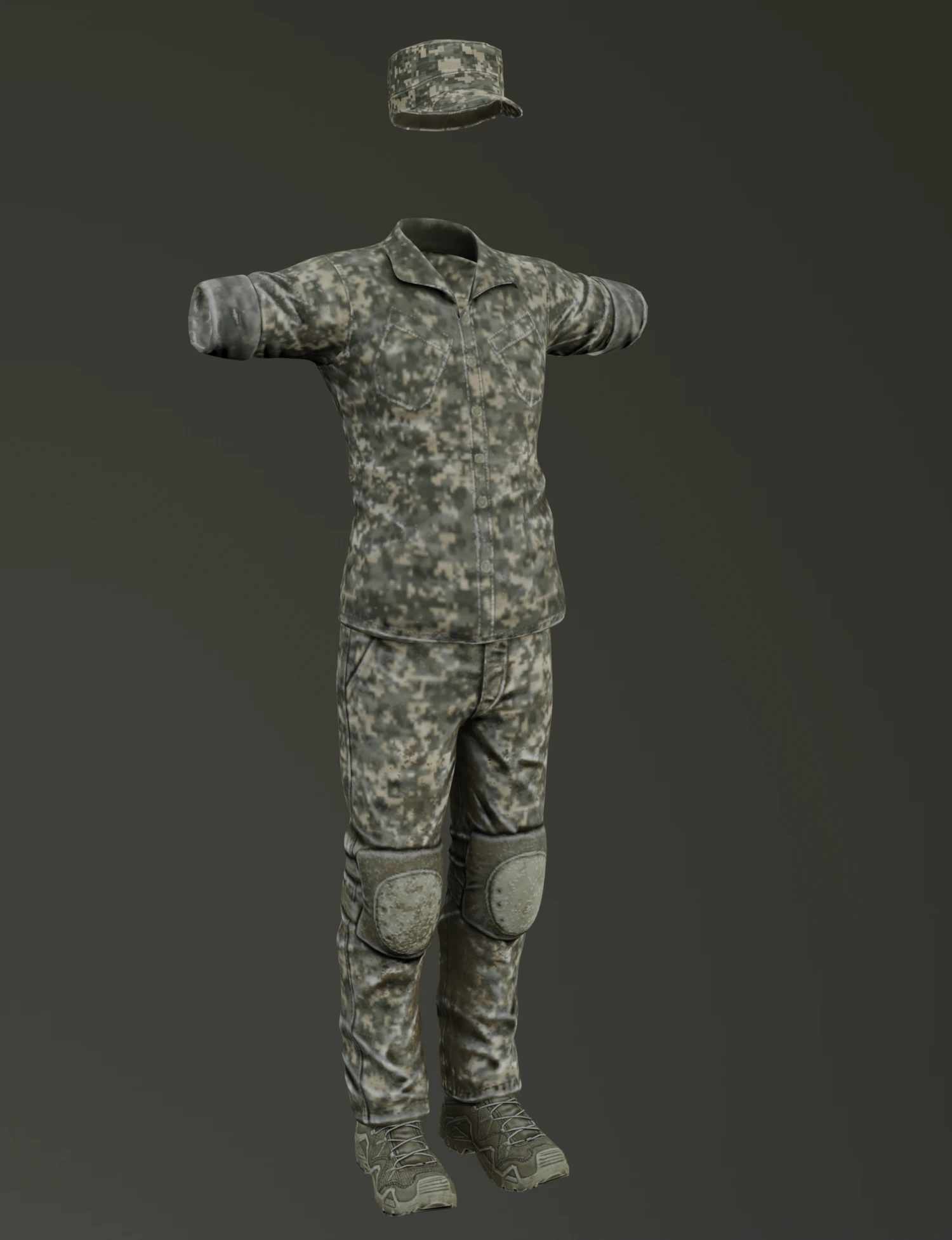 usmc uniform 3D Model .c4d .max .obj .3ds .fbx .stl .blend 