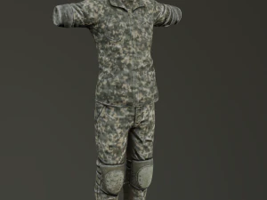 uniforme usmc Modelo 3D