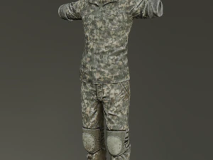 usmc uniform 3D Model