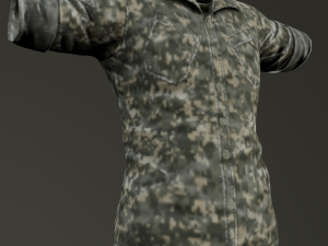 usmc uniform 3D मॉडल