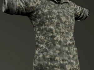usmc uniform 3D Model