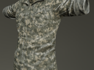usmc uniform 3D मॉडल