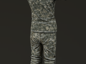 usmc uniform 3D मॉडल