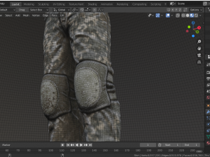 usmc uniform 3D मॉडल