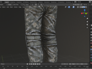 usmc uniform 3D मॉडल