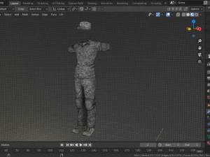 usmc uniform 3D Model