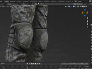 usmc uniform 3D मॉडल