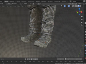 यूएसएमसी जूता 3D मॉडल