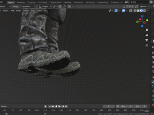 usmc shoe Model 3D