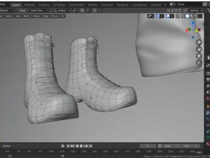 यूएसएमसी जूता 3D मॉडल