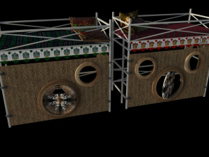 loft bed 3D मॉडल