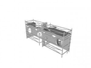 loft bed 3D Model