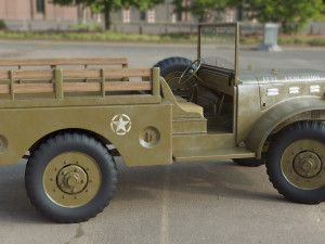 dodge wc 51 3D मॉडल