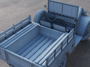 dodge wc 51 3D मॉडल