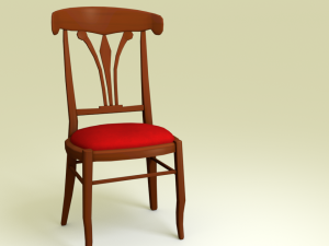 chair1 for cafe 3D Model
