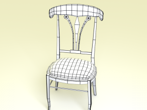 chair1 for cafe 3D Model