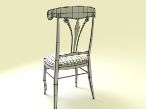 chair1 for cafe 3D Model