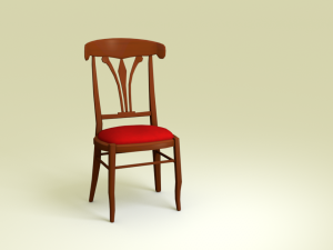 chair1 for cafe 3D Model