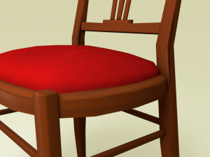 chair1 for cafe 3D Model