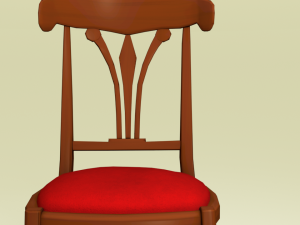 chair1 for cafe 3D Model