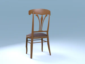 chair1 for cafe 3D Model