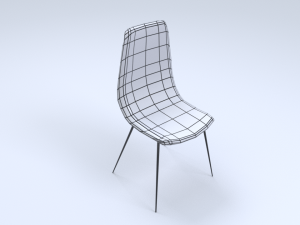 chair2 for cafe 3D मॉडल