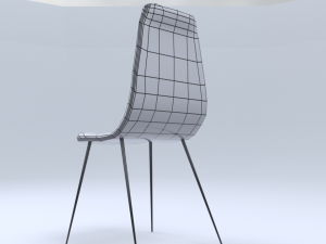 chair2 for cafe 3D मॉडल