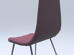 chair2 for cafe 3D मॉडल