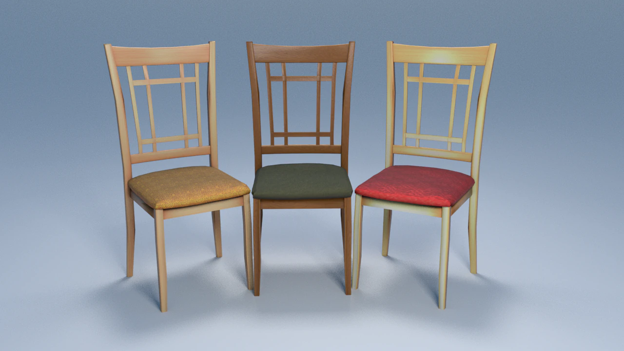 कैफे के लिए कुर्सी3 3D मॉडल .c4d .max .obj .3ds .fbx .stl .blend 