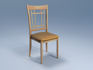 chair3 for cafe 3D मॉडल