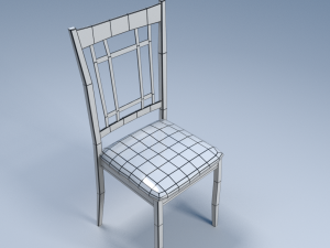 chair3 for cafe 3D मॉडल