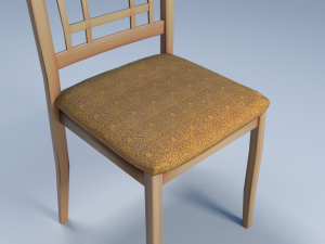 chair3 for cafe 3D मॉडल
