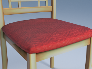 chair3 for cafe 3D मॉडल