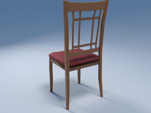 chair3 for cafe 3D मॉडल