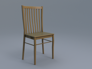 chair4 for cafe 3D मॉडल